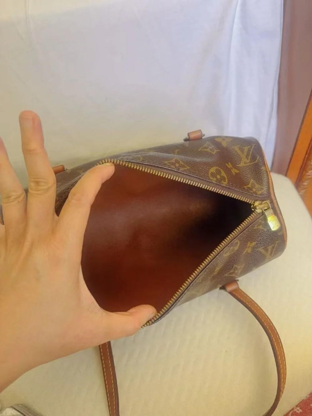 Louis Vuitton Monogram Papillon 26 Shoulder Bag -‎ Brown Monogram